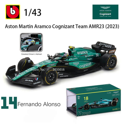 Bburago 1:43 W14 2023 44# Hamilton Mercedes-AMG Petronas F1 Team